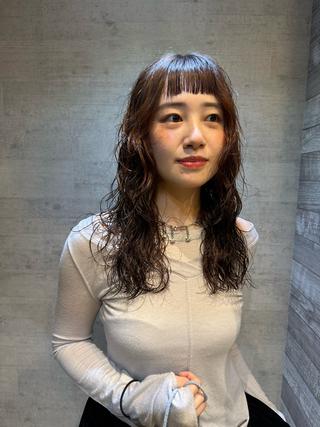 ロング 横地 凌のヘアスタイル