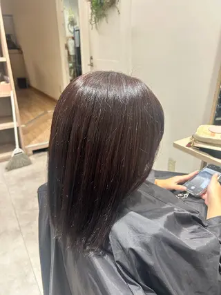 ミディアム カラー 小池 颯希のヘアスタイル