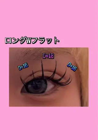 マツエク・マツパ SESUNNY セサニー HANAのマツエク・マツパデザイン