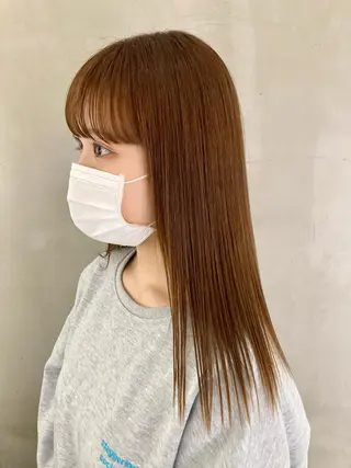 ロング Larry🌼中下 美香のヘアスタイル