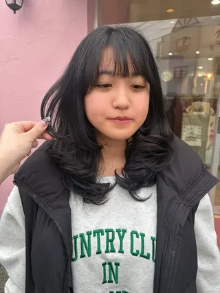 ミディアム ボブ&寒色🎐ᩚ 短髪 COCOROのヘアスタイル