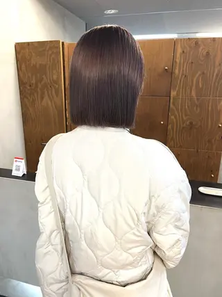 ショート カラー ena/ブリーチなし 透明感・レイヤー🎀のヘアスタイル