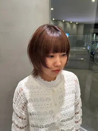 ショート 佐藤彩野/艶カラー /透明感カラー🥣のヘアスタイル