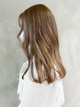 セミロング カラー パーマ ヘアアレンジ ITbyALBUM 中野店のヘアスタイル