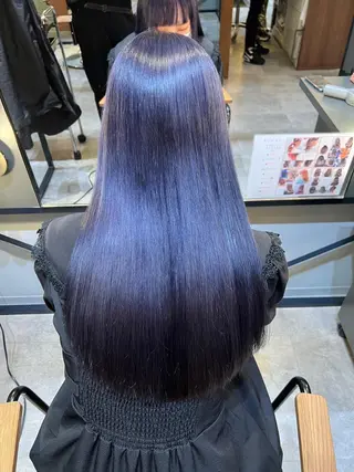 ロング カラー 髪質改善ストレート Kantaのヘアスタイル