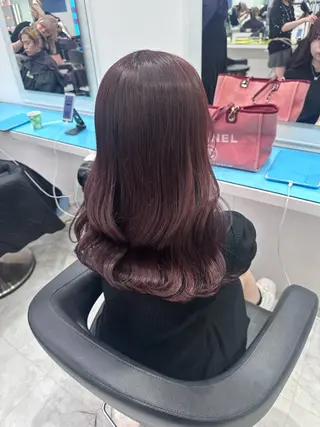 セミロング カラー ♡ダブルカラー特化♡ miyuのヘアスタイル
