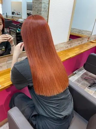 ロング カラー YUI/ ブリーチカラー🌷のヘアスタイル