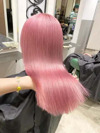 ロング カラー 🫧艶ダブルカラー ブリーチ🫧トモヤのヘアスタイル