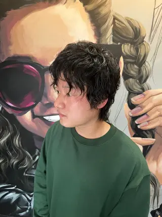 ミディアム カラー パーマ ヘアアレンジ メンズ キッズ ネイル マツエク・マツパ アイブロウ 久木原 ゆりのヘアスタイル