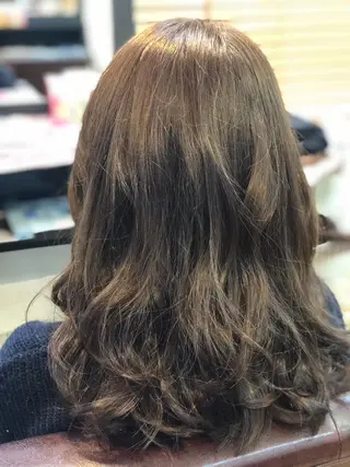 ミディアム カラー 増山 大起のヘアスタイル