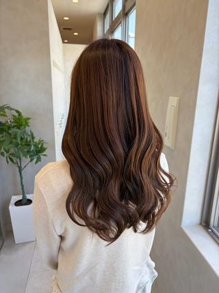 ロング カラー ハッシュカット・ タッセルボブ🌷薫のヘアスタイル