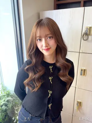 ロング 熊田 秀佳　川口店のヘアスタイル