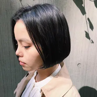 ショート カラー パーマ ヘアアレンジ 松田 亮葉のヘアスタイル