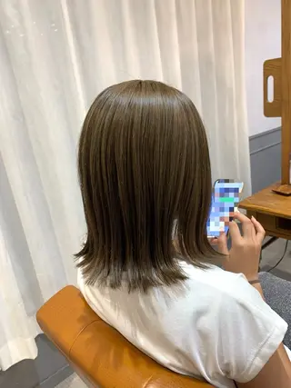 ミディアム 立花 莉奈のヘアスタイル