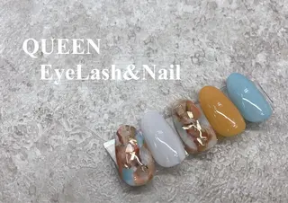 ミディアム カラー ネイル Bloom Nailのネイルデザイン