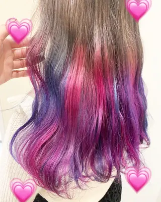 セミロング カラー 新宿駅近♡個室 ♡関口三都季🌜のヘアスタイル