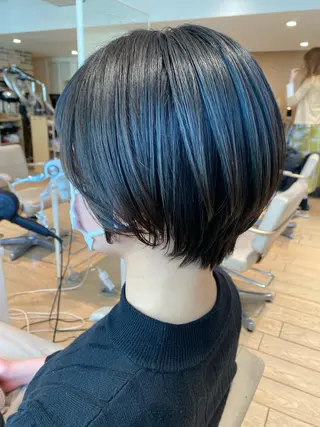 ショート 顔周り/くびれヘア 韓国ヘア💕風間るなのヘアスタイル