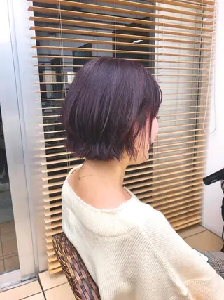 ショート カラー 森安 華楠のヘアスタイル