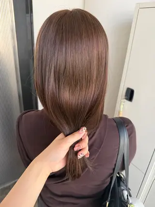 セミロング 透明感カラー /sayakaのヘアスタイル
