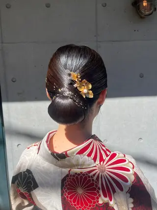 ヘアアレンジ Ririkoボブ 透明感カラー🤍のヘアスタイル