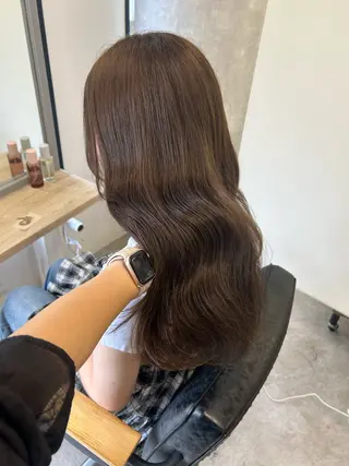 ロング カラー otoha✳︎ くすみ艶カラーのヘアスタイル