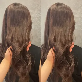 セミロング み うのヘアスタイル