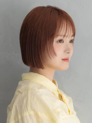 ショート カラー 鈴木 空音のヘアスタイル