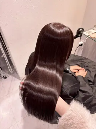 カラー 夏の韓国風透明感 🇰🇷THREEのヘアスタイル