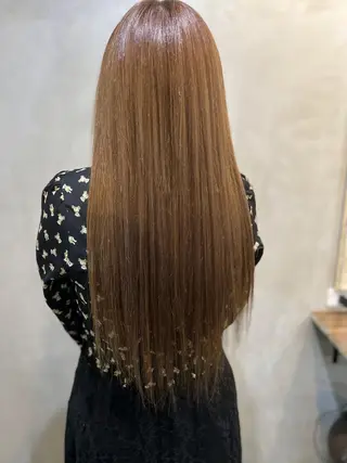 ロング カラー 🪽新宿 プルエクステ🫧のヘアスタイル