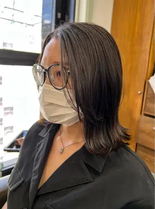 ミディアム 透明感カラー/ イルミナカラーヒロキのヘアスタイル
