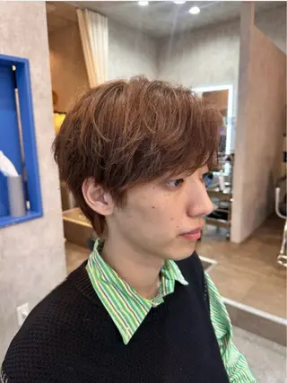 カラー メンズ 近藤 叶大のヘアスタイル