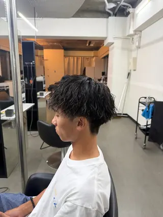 ショート 渋谷／メンズ特化／ メンズパーマ／はるとのヘアスタイル