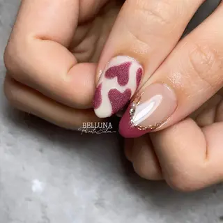 ロング ネイル BELLUNA Mizuki❤︎のネイルデザイン