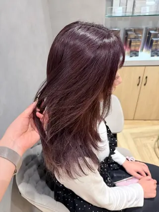 セミロング 坂本 采音のヘアスタイル