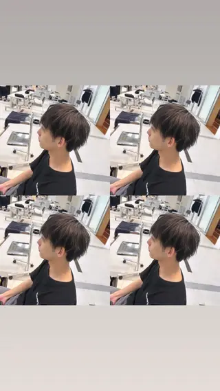 ショート カラー ヘアアレンジ メンズ 💎韓国レイヤー× 髪質改善ゆうま💎のヘアスタイル