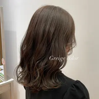 セミロング カラー 似合わせカット/ 青竹真璃亜のヘアスタイル