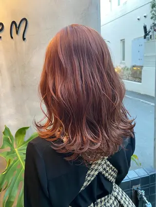 ミディアム 顔まわりカット✨艶髪 ✨髪質改善✨伴響佳のヘアスタイル