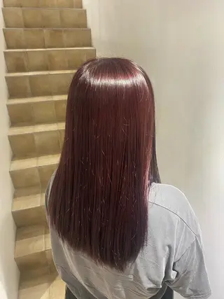 セミロング カラー rimu /艶髪/艶カラーのヘアスタイル