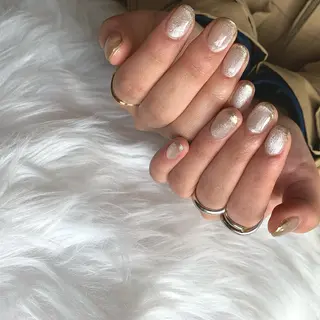 セミロング gypsophila 野村のネイルデザイン