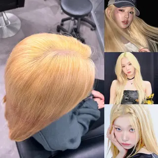 ロング カラー メンズ CORE もえかのヘアスタイル