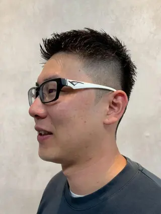 ショート メンズ インフィニィトネオ 三浦のヘアスタイル