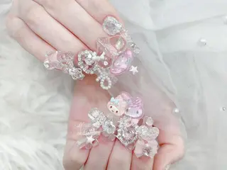 ネイル 🎀LIMIT🎀 長さ出し新宿のネイルデザイン