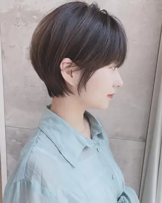 ショート 🌼アユム/レイヤー ハッシュカット🌼のヘアスタイル