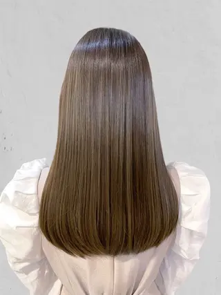 ロング カラー ヘアアレンジ 髪質改善カラー🪞 巻ける縮毛矯正🪞城のヘアスタイル