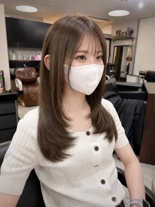 セミロング カラー ＊横浜駅＊ 金子 誠也のヘアスタイル