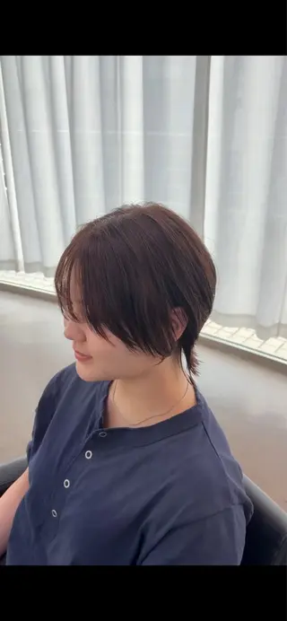 ショート 川元 春奈のヘアスタイル