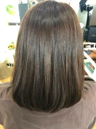 ミディアム カラー 田中 佐枝子のヘアスタイル