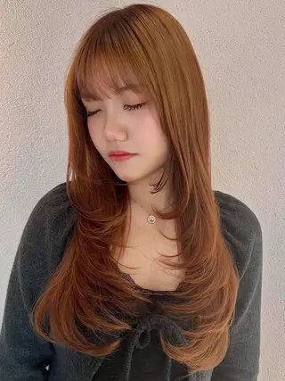 ロング ✅似合わせ レイヤーカット梅澤徹のヘアスタイル