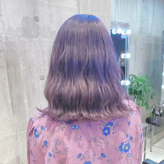 ミディアム カラー ヘアアレンジ メンズ キッズ ブリーチの髪様 MASATOのヘアスタイル