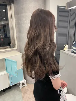 ロング ♡似合わせ ♡ハイトーン♡のヘアスタイル